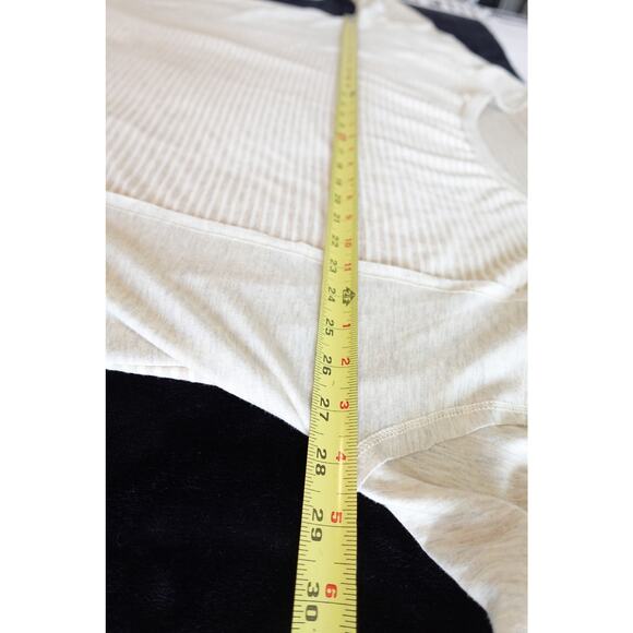 FLASH SALE 🍒 tunic top Oatmeal and white striped size XXL - Picture 9 of 12